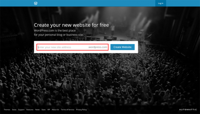 WordPress.com（英語版）